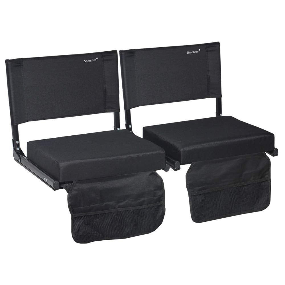 Sheenive Stadium Seats/Chairs for Bleachers with Back Support